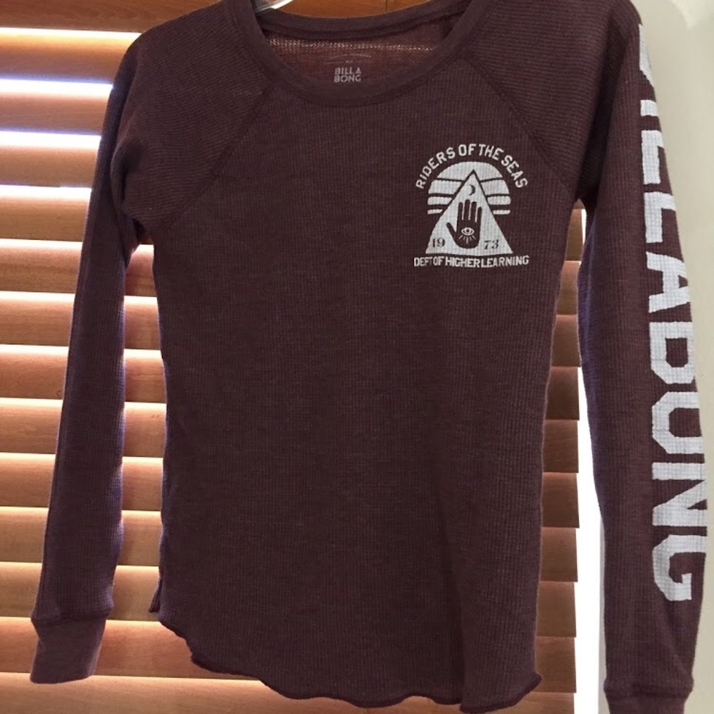 BILLABONG thin long sleeve top